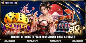Account records explain how service data is formed