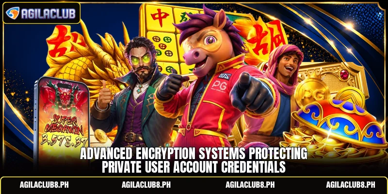 Advanced encryption systems protecting private user account credentials