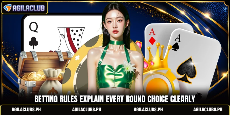 Betting rules explain every round choice clearly