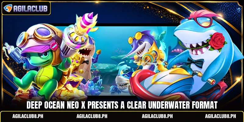 Deep Ocean Neo X presents a clear underwater format