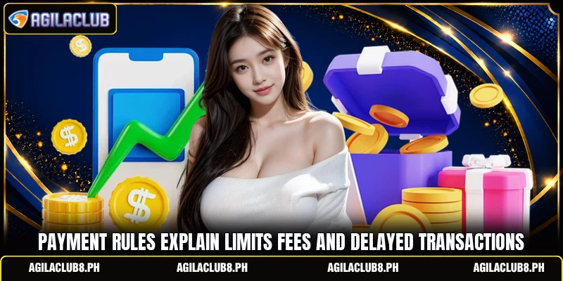 Payment rules explain limits fees and delayed transactions