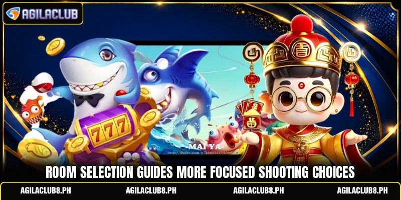Room selection guides more focused shooting choices