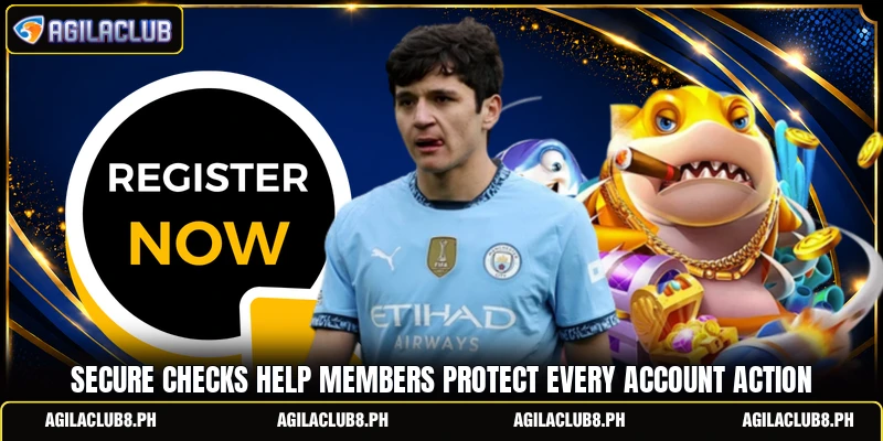 Secure checks help members protect every account action