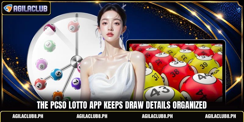 The pcso lotto app keeps draw details organized