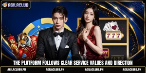 The platform follows clear service values and direction